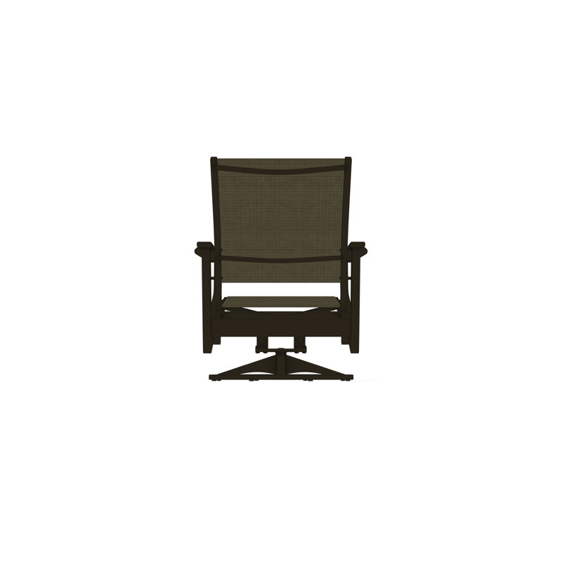 Wexler Outdoor Swivel Lounge Chair, Elevation Stone, Beachwood