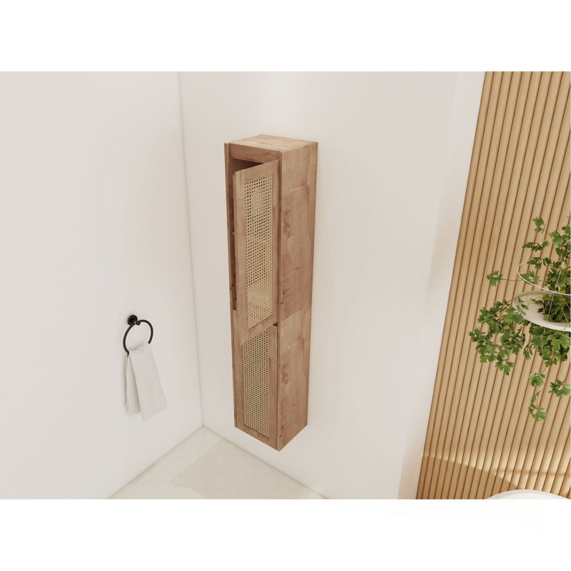 Olita Wall-Mounted Floating Bathroom Storage Cabinet