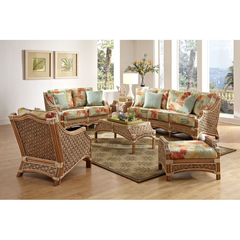 Schmitz 6 - Piece Living Room Set, Fruit Punch Polyester