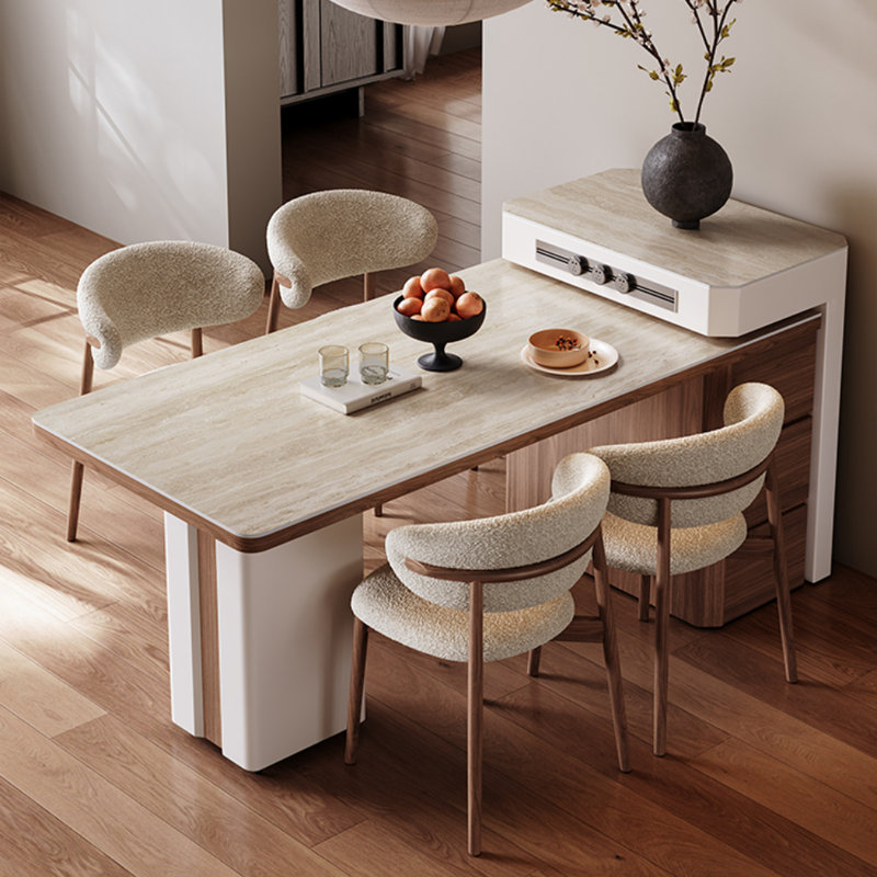 Ensemble de table de salle à manger moderne, simple et léger