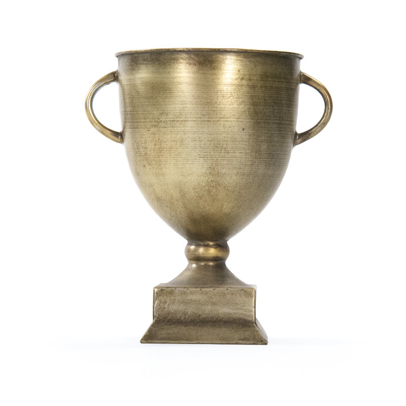 Vase de table doré 12,5 "