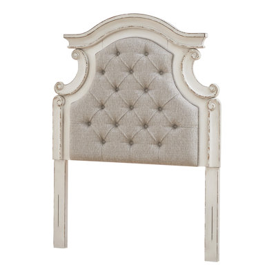 Mohn Upholstered Solid Wood Panel Headboard