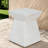 Masala Masala Modern Rustic Magnesium Oxide Indoor Outdoor Side Table with Antique Texture
