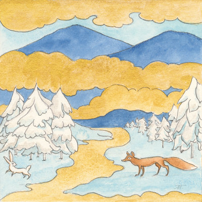 Riverside III by Miranda Thomas - Wrapped Canvas Painting