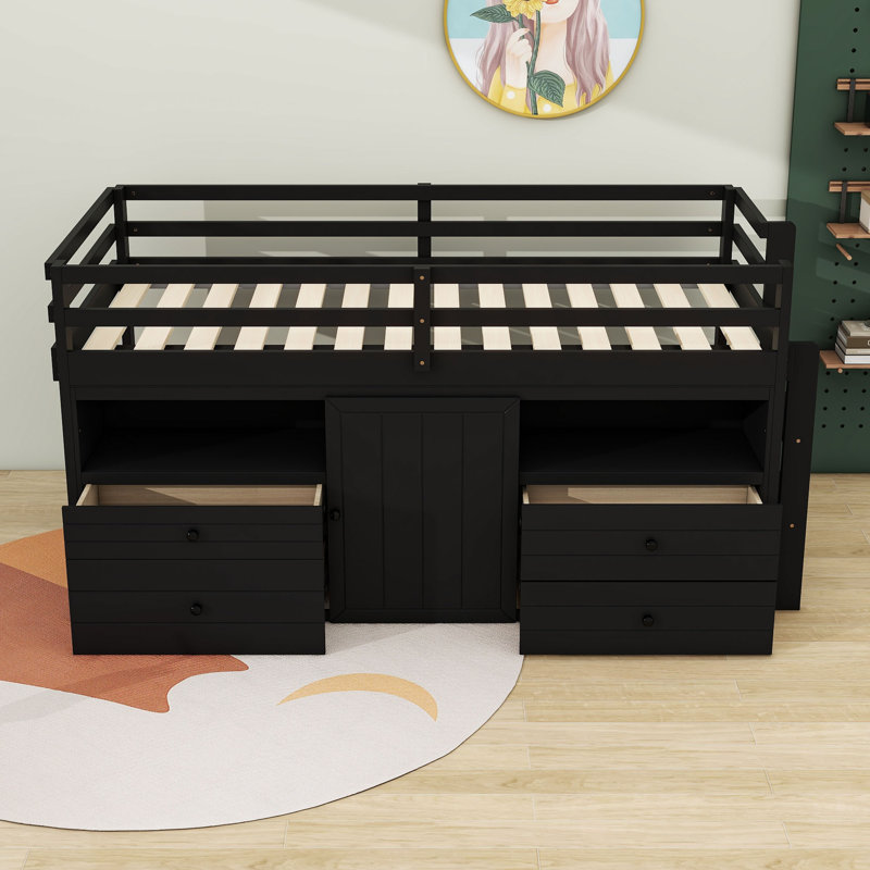 Jeani Kids Bed, Espresso