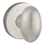 Ellipse Passage Door Knob with Contemporary Round Rose