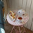  Ceramic Top End Table Patio Side Table,Vintage Metal Plant Stand, Round Accent Table for Porch,Patio, Balcony, Living Room Decor-784605464