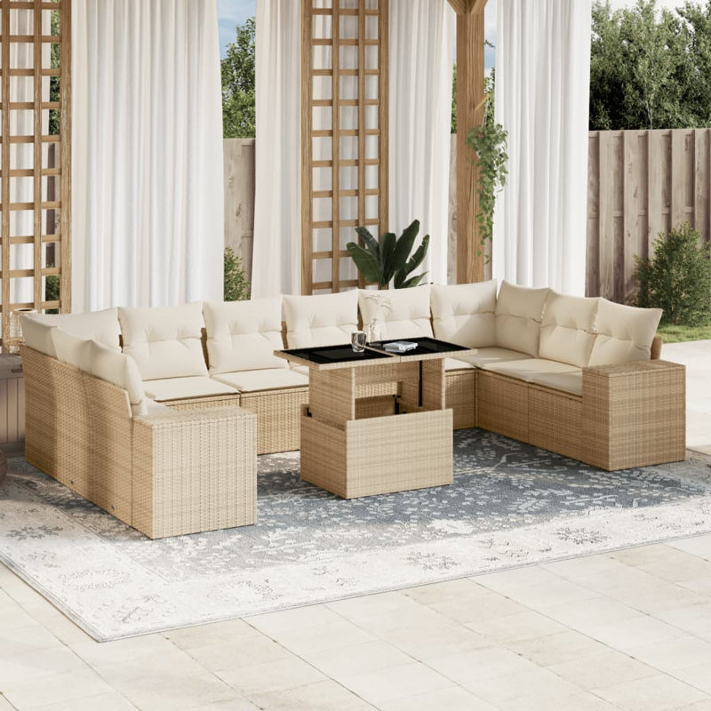 Ensemble de canapé de jardin Vidaxl
