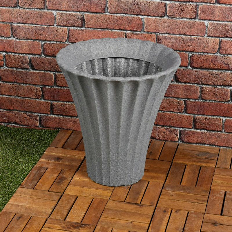 Brien Pot Planter, Grey