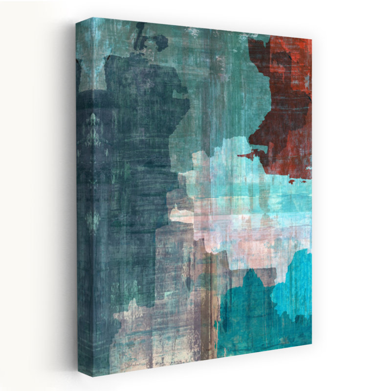 Art contemporain, art contemporain abstrait, H 24 po x l 16 po