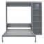 Lit escamotable mural avec tablettes Murphy-1089280309-1089280312