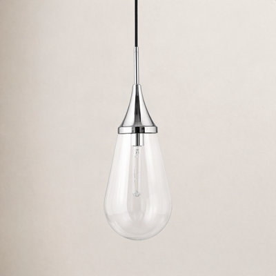 Hoye Single Light Glass Dimmable Pendant