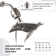 Shower Head Combo with Two Spray Setting, Fixed Shower Head and Handheld, Brushed Nickel