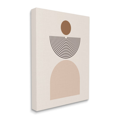 Formes géométriques arquées sur bois