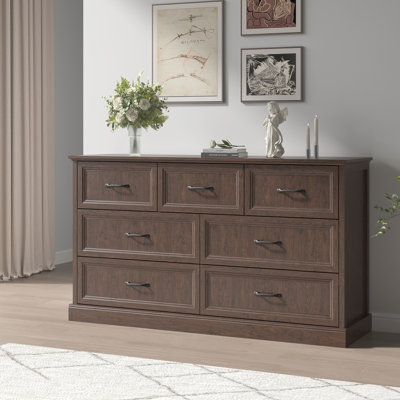 Commode 7 tiroirs pour chambre à coucher l 55 po