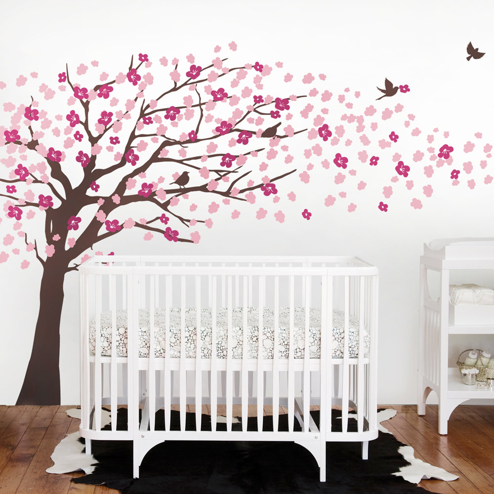 Cherry Blossom Wall Decal Zoomie Kids 