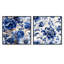 Peacehaven - Ensemble de 2 collages floraux carrés-101865663-101865657