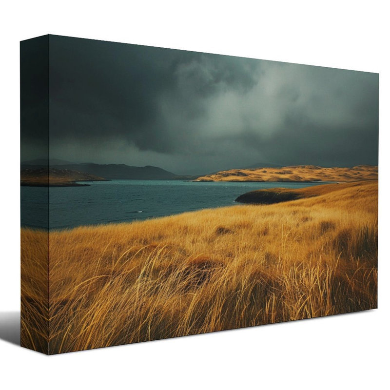 Toile encadrée 24 "x 36" avec cadre en bois, prête à être accrochée, 24 po x 36 po