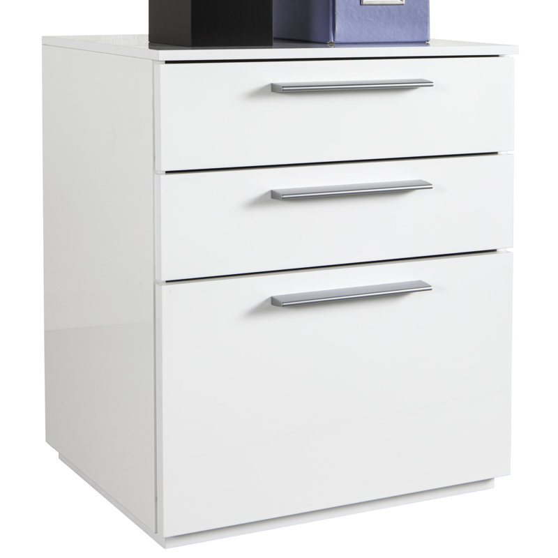 Semplice 50cm W Manufactured Wood Bedside Table