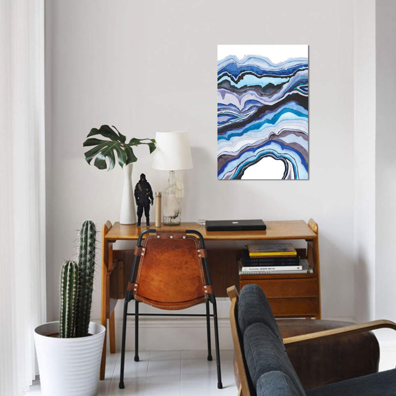 « quartz lore ii », reproduction sur toile, H 18 po x l 12 po x P 1,5 po, Toile tendue, Pas de tapis