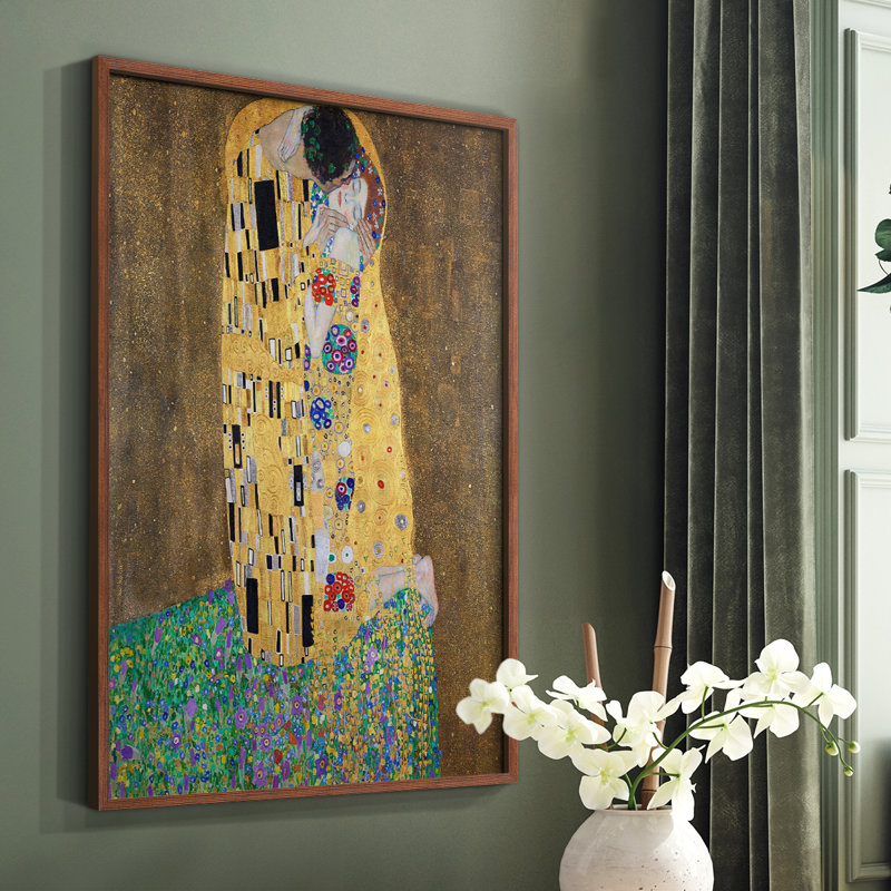 «Gustav Klimt II» sur, Noyer, H 14 po x l 11 po