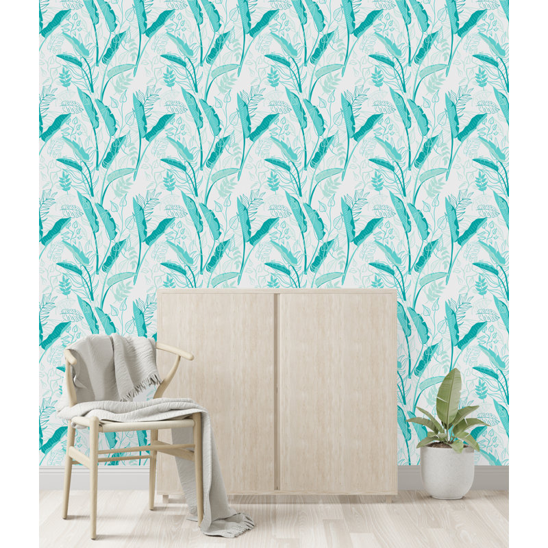 Panneau de papier peint Hira, L 2,08 pi x L 10,42 pi