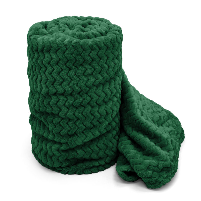 Balthasar Throw Blanket, Emerald, W23 x L35cm