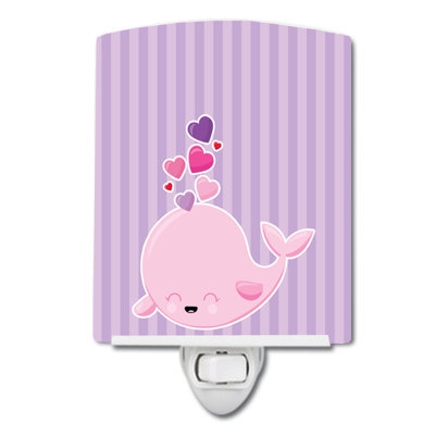 Whale Ceramic Night Light