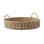 Provence Rattan 16" Circle Tray - Whitewash