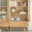 Modern simple log bookcase