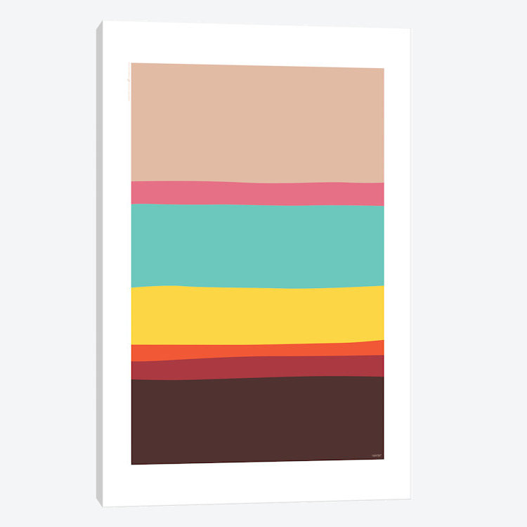 « modern abstract v », impression sur toile, H 40 po x l 26 po x P 1,5 po, Pas de tapis, Toile tendue