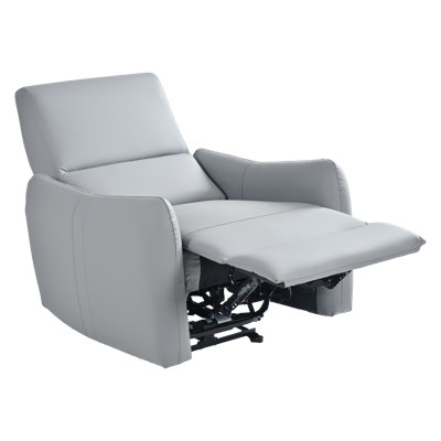 zero clearance recliner  Recliner,Power Recliner Chair,Electric Recliner For Living Room,PU Leather Reclining Armchair For Small Space,Reclining Sofa With USB Port(Type-C)