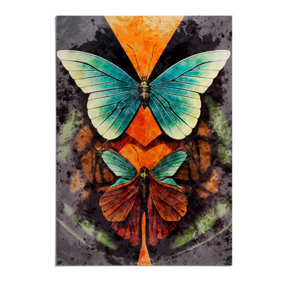 Butterflies in Watercolour No.1 - Wall Art