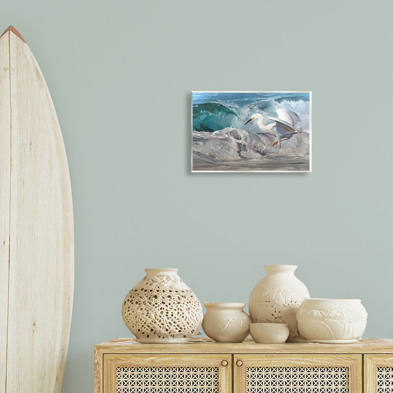 «Wave Dancer Heron» par Mark Kelso, H 10 po x l 15 po