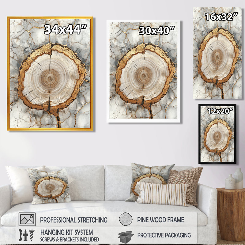 Gothar - Floral Canvas Prints, Black, H 20 po x l 12 po, Reproduction encadrée sans passe-partout