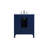 Gilley 30'' Single Bathroom Vanity with Marble Top-435784455