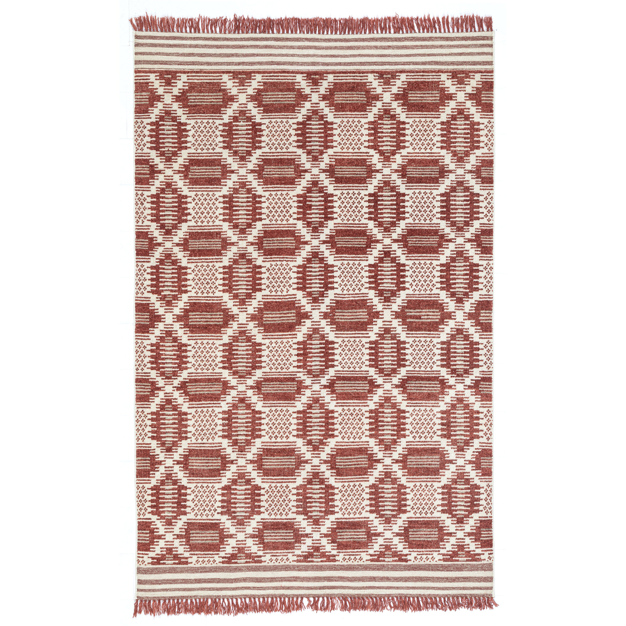 Handmade Rug, Rectangle 5' x 8'
