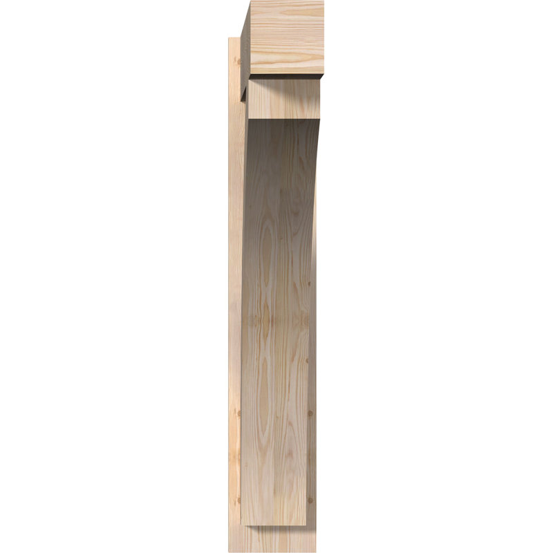 Bloc de bois rustique Thorton, Sapin Douglas de 8 po (sciage brut), P 42 po x H 42 po