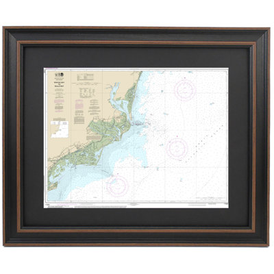 South Carolina's Winyah Bay To Bulls Bay | Nautical Chart | Framed Print