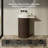 MonBlari 18" X 26" Solid Surface Bathroom Pedestal Sink Matte White