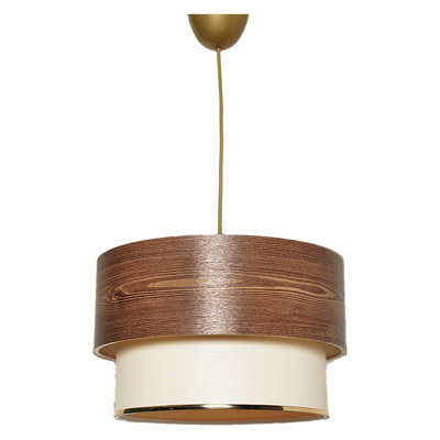 Luminaire suspendu tambour 1 lumière Zales