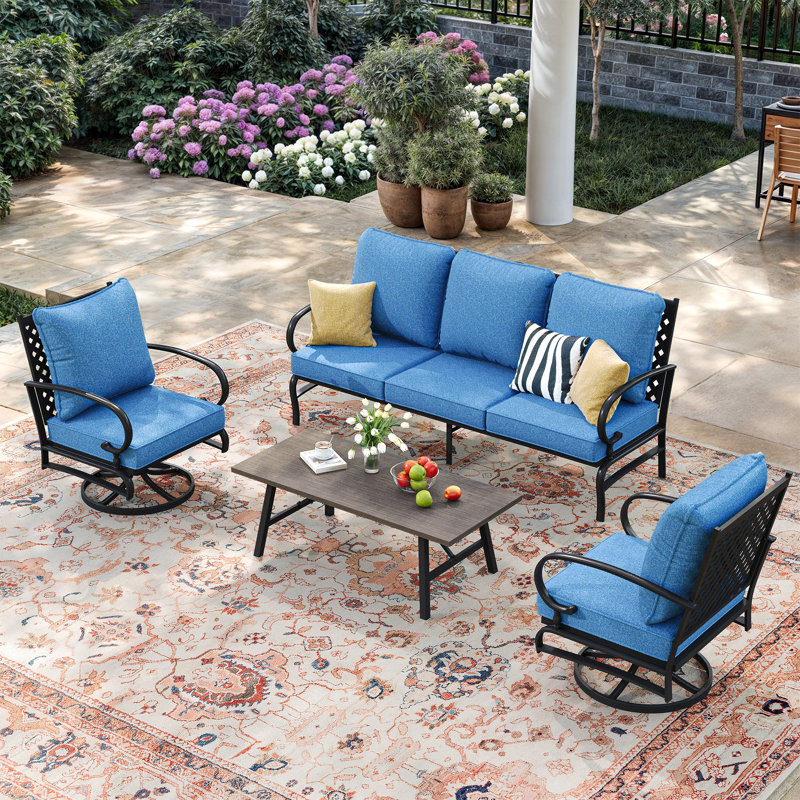4 Piece Outdoor Conversation Set