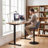 Modern Height Adjustable Swivel Bar Stools Upholstered Leather Barstool Kitchen Island Chairs with Metal Frame-1879254789