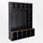 Hall Tree 59" Wide With Bench And Shoe Storage-1972714399