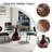 Solid Wood Ash Solid + Manufactured Wood brown Dining Table-107829145