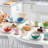 Macaron 16 Piece Porcelain China Dinnerware Set - Service for 4