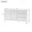 Minimalist Wave-Pattern Sideboard with Functional Storage-1826330664