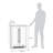 Newair 24" Premium Built-in Dual Zone 18 Bottle and 58 Can French Door Wine and Beverage Fridge