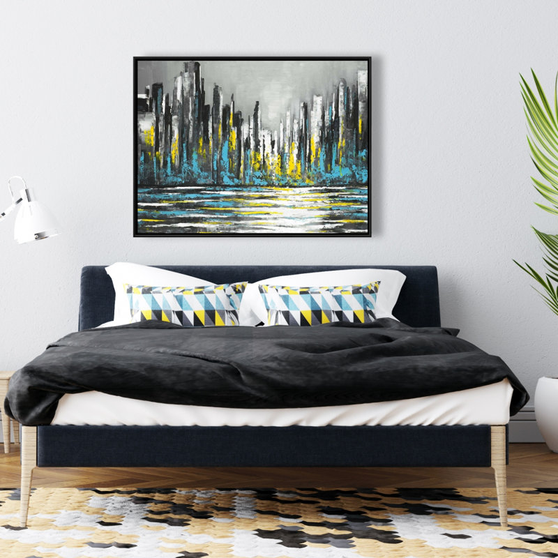 «Abstract Blue Skyline» sur