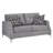 Fabric 63'' Reception Loveseat